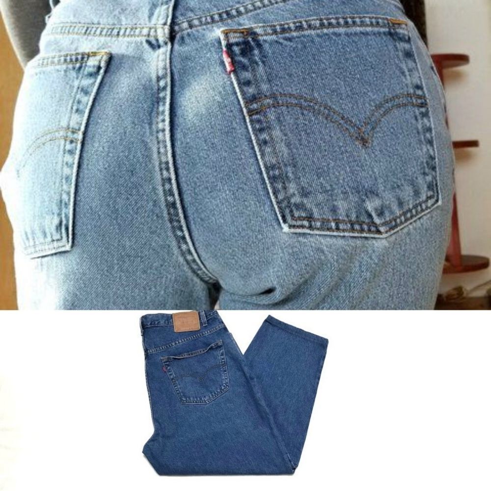 VINTAGE Levi's 560 Mid Wash High Rise Cropped Jean